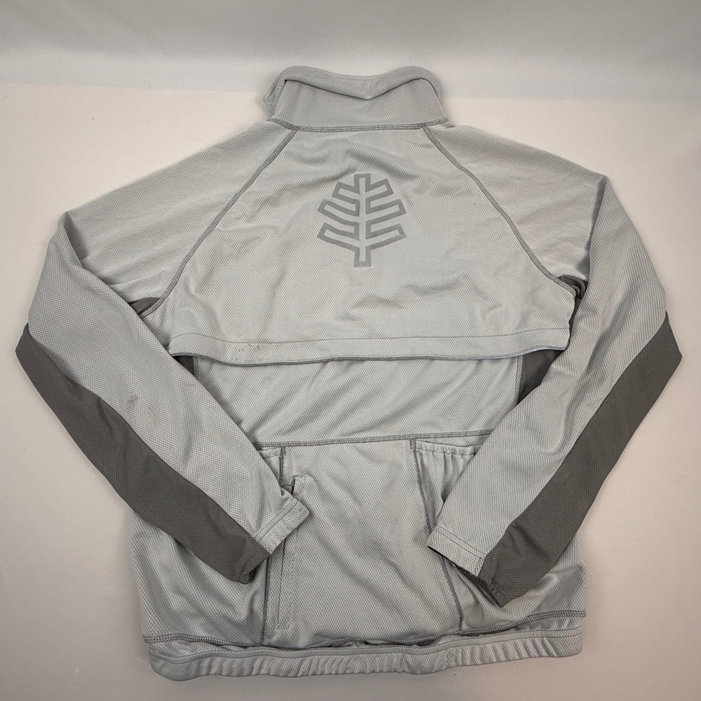 Coolibar Mens UPF 50+ Cycling Jacket Full Zip Sun Protection‎ Grey Size M - Picture 2 of 12